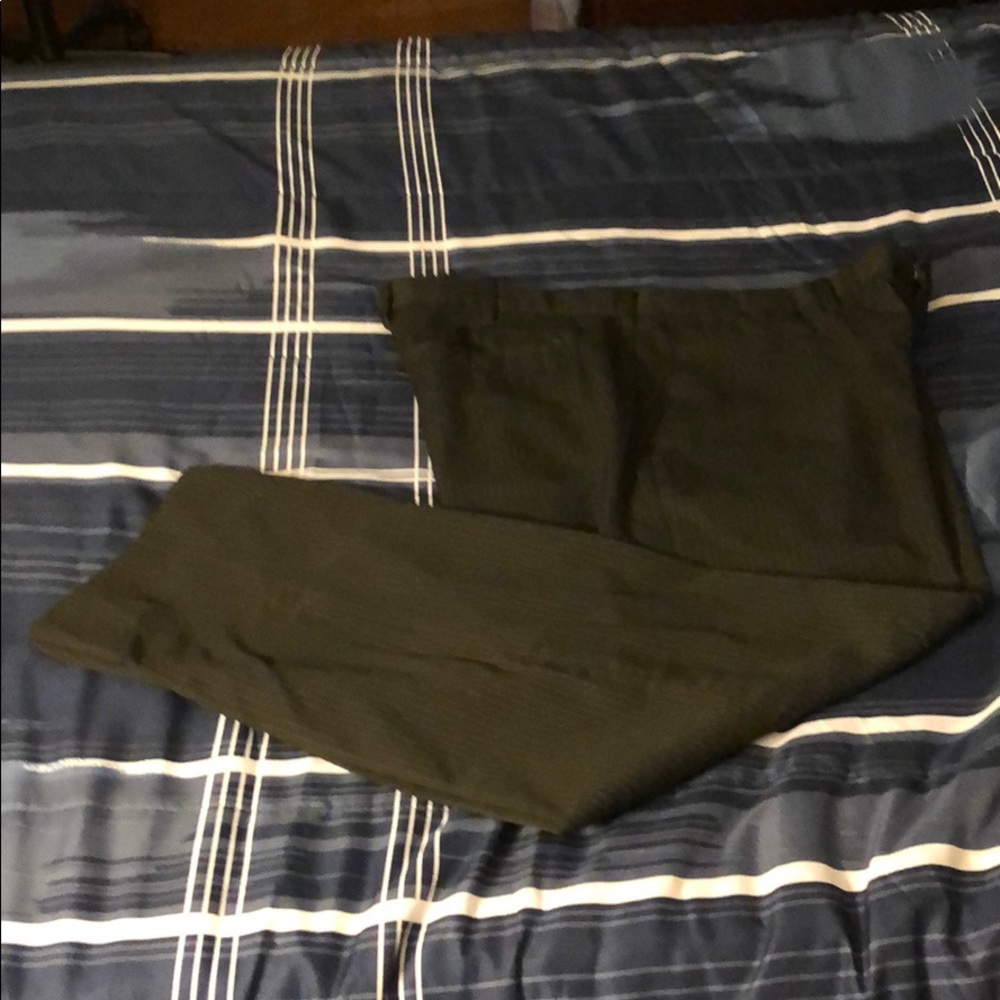 Men’s pinstripe slacks